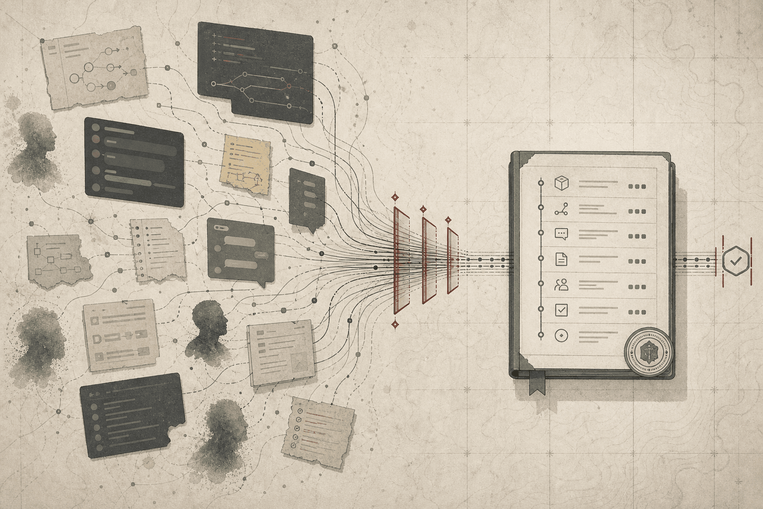 I Did Not Launch. I Materialized. inline illustration: information asymmetry map